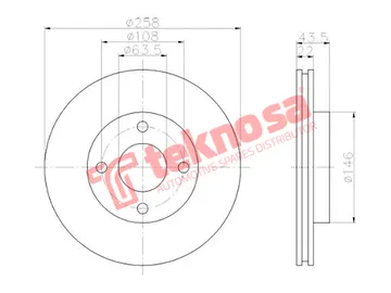 Main image of Brake Disc - TBD7990-D
