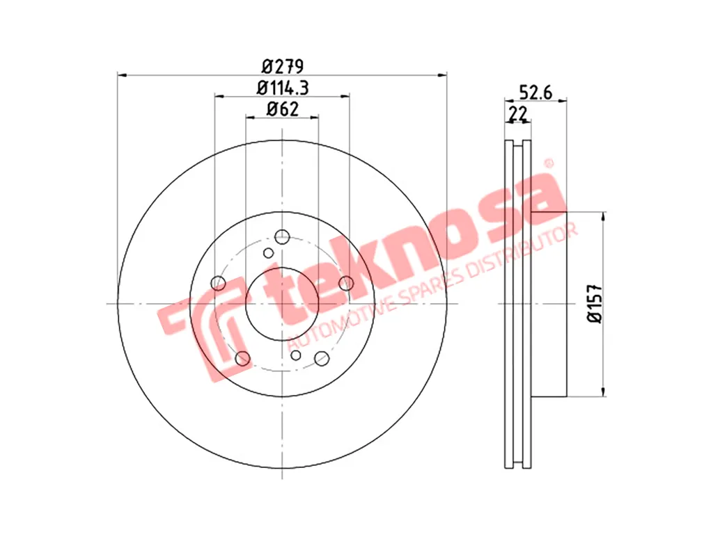 Main image of Brake Disc - TBD7999-D