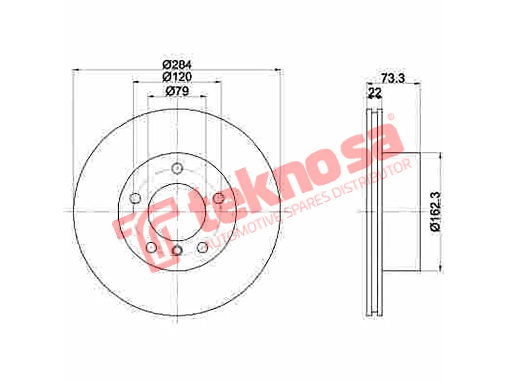 Thumbnail image of Brake Disc - TBD8011-D