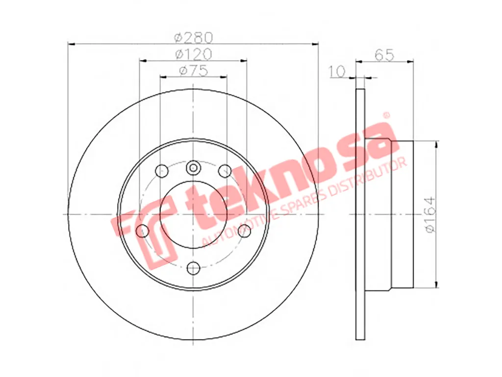 Thumbnail image of Brake Disc - TBD8012-D