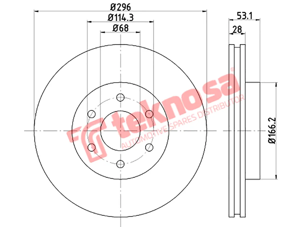 Main image of Brake Disc - TBD8065-D
