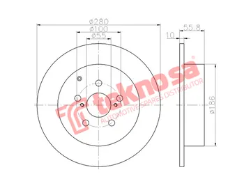 Main image of Brake Disc - TBD8073-D