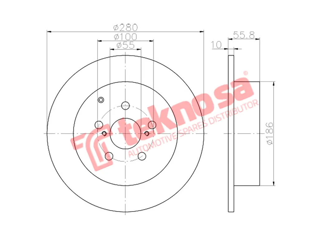 Thumbnail image of Brake Disc - TBD8073-D