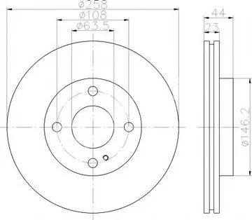 Main image of Brake Disc - TBD8083-D