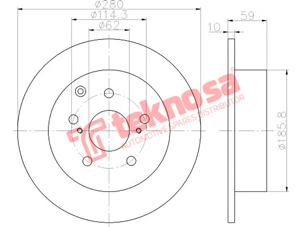 Main image of Brake Disc - TBD8120-D