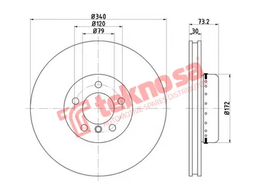 Main image of Brake Disc - TBD8148-D