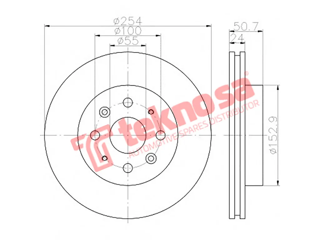 Main image of Brake Disc - TBD8167-D
