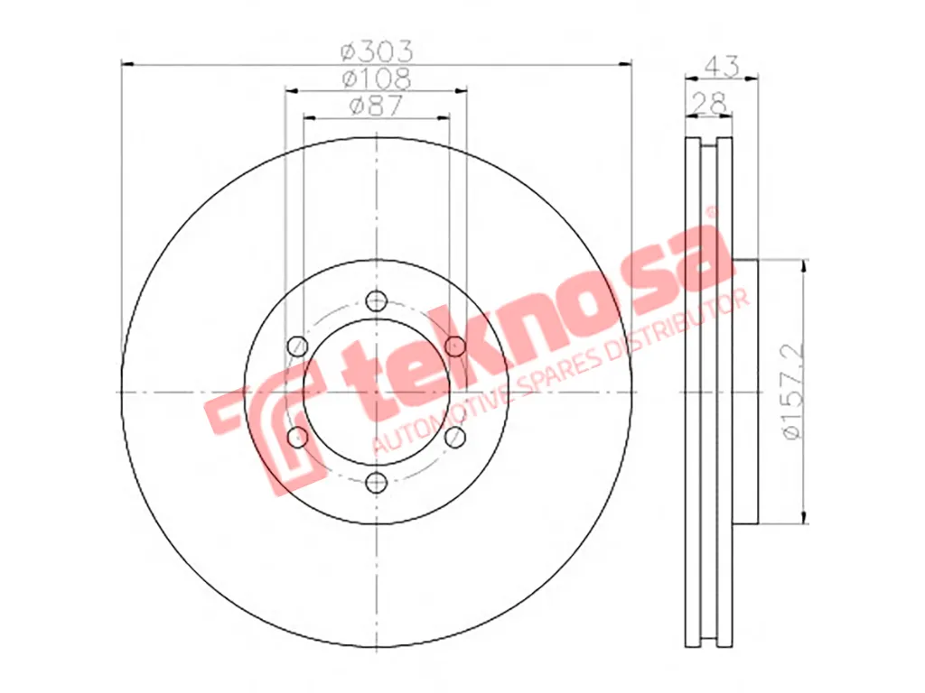 Main image of Brake Disc - TBD8229-D