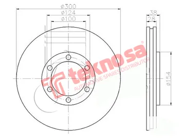 Main image of Brake Disc - TBD8386-D