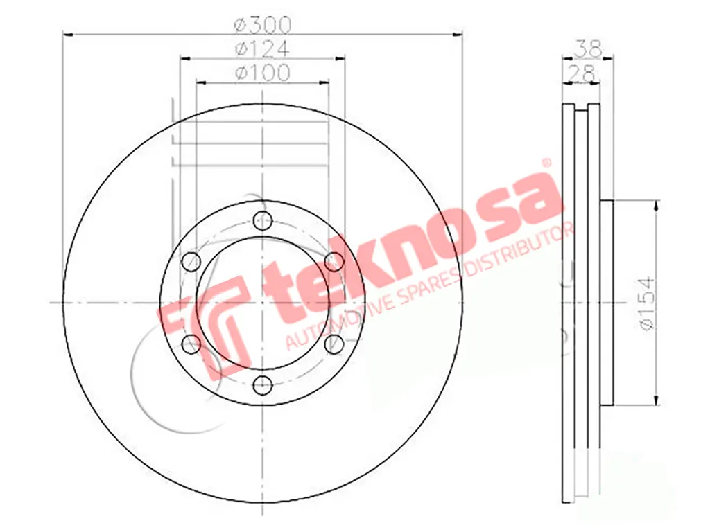 Main image of Brake Disc - TBD8386-D