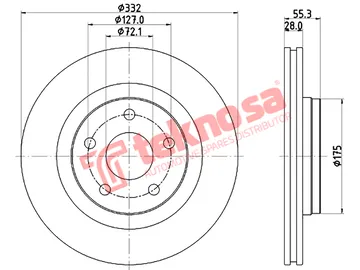 Main image of Brake Disc - TBD8521-D