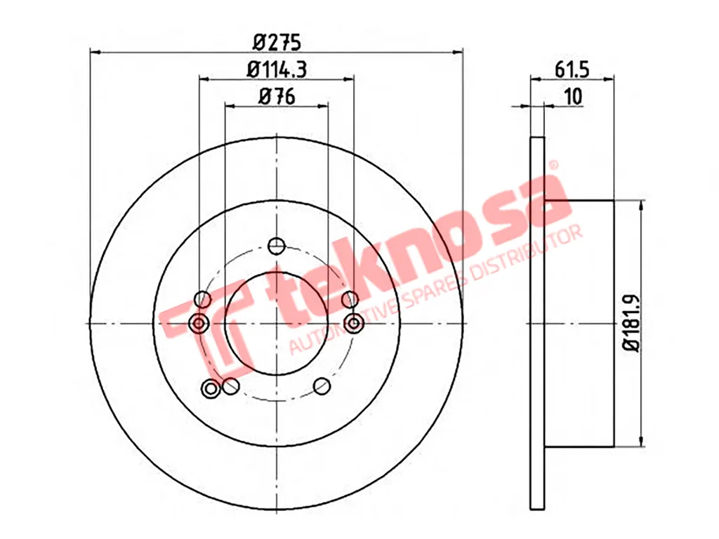 Main image of Brake Disc - TBD8531-D