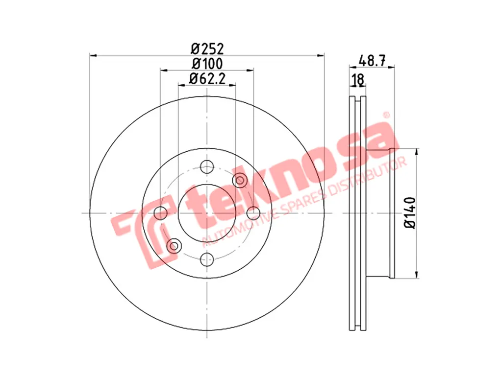 Main image of Brake Disc - TBD8547-D