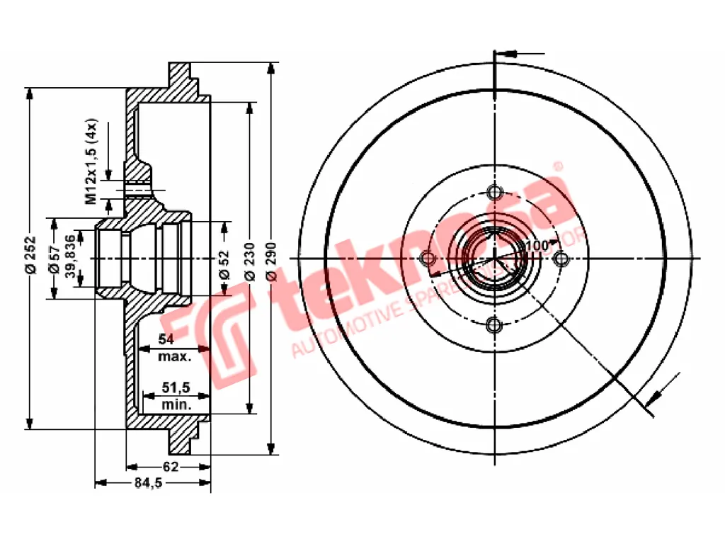 Main image of Brake Drum - TBD5302-K