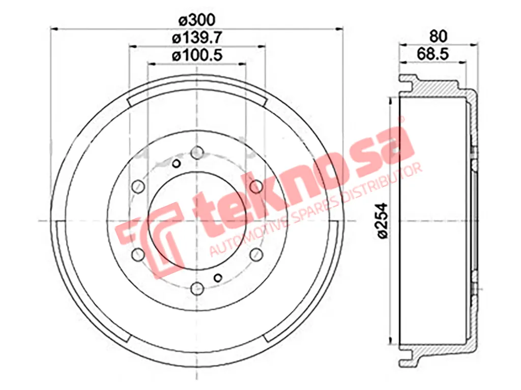 Thumbnail image of Brake Drum - TBD5377-K