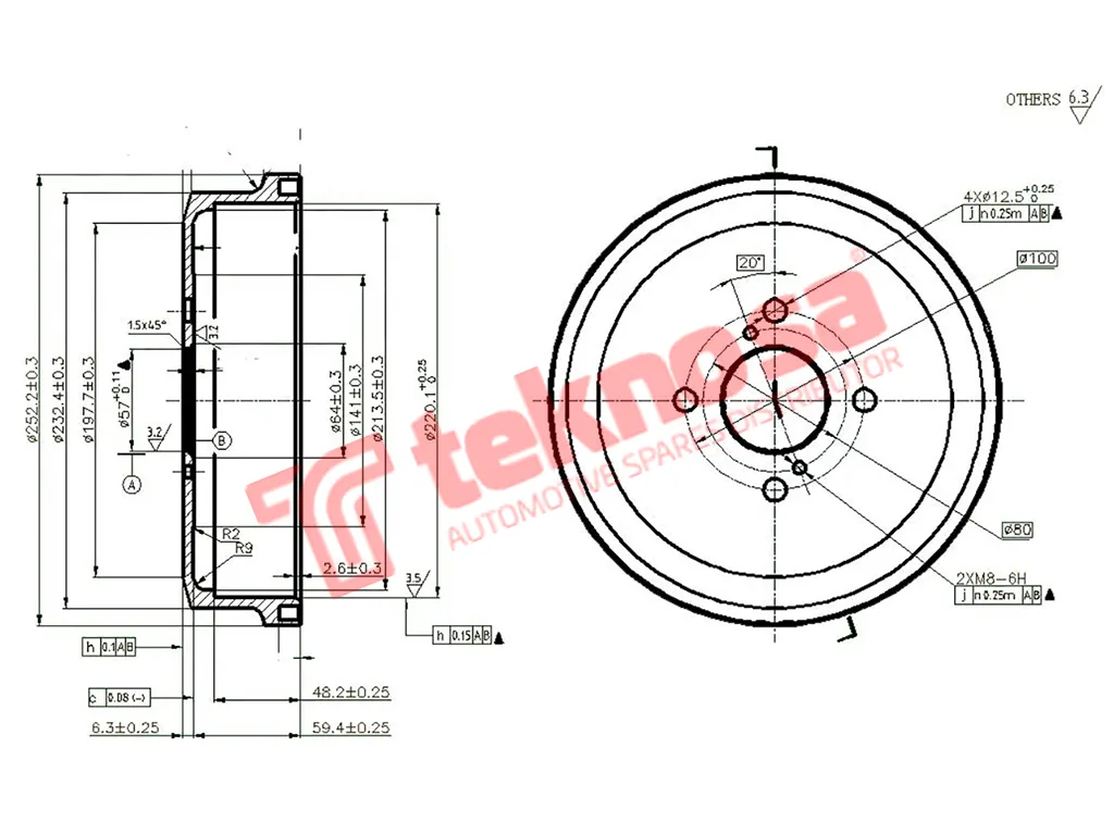 Thumbnail image of Brake Drum - TBD5475-K