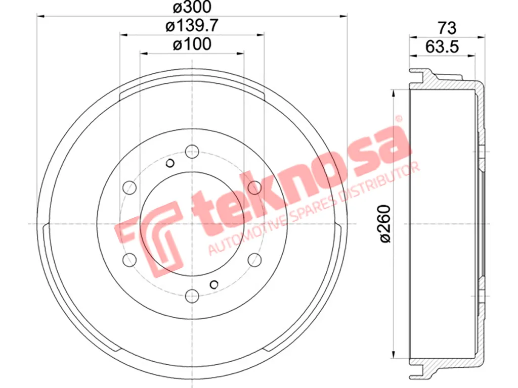 Thumbnail image of Brake Drum - TBD5772-K