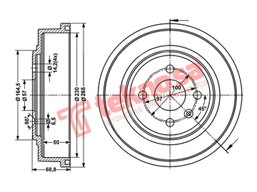 Main image of Brake Drum - TBD5885-K