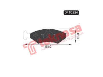 Main image of Brake Pads - OPT0334