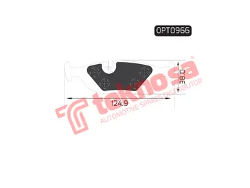 Main image of Brake Pads - OPT0966