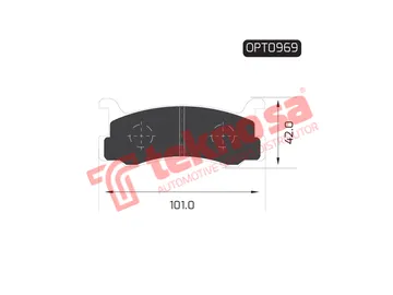 Main image of Brake Pads - OPT0969