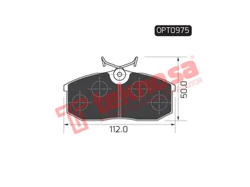 Main image of Brake Pads - OPT0975
