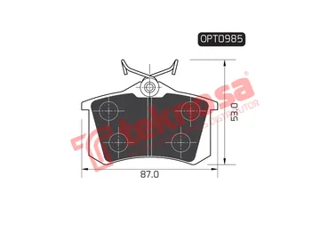 Main image of Brake Pads - OPT0985