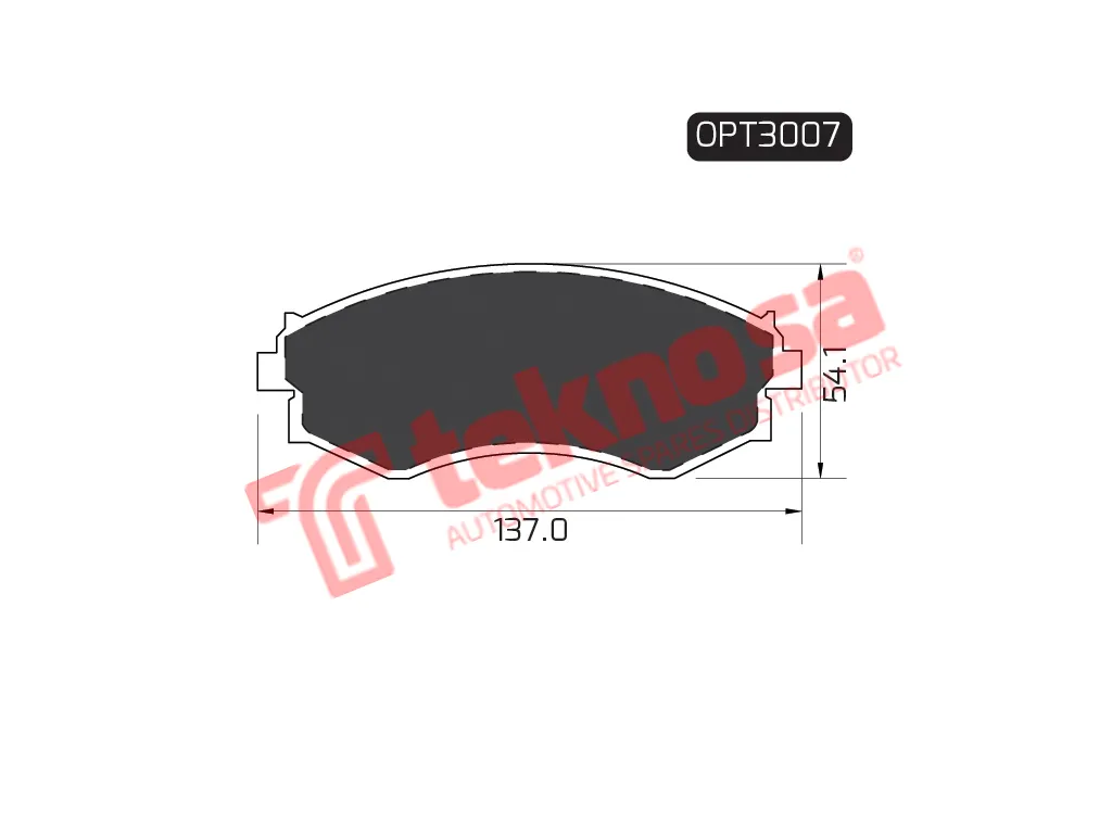 Main image of Brake Pads - OPT3007