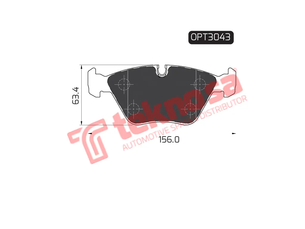 Main image of Brake Pads - OPT3043