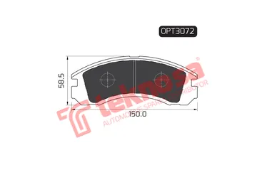 Main image of Brake Pads - OPT3072