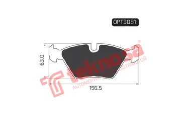Main image of Brake Pads - OPT3081