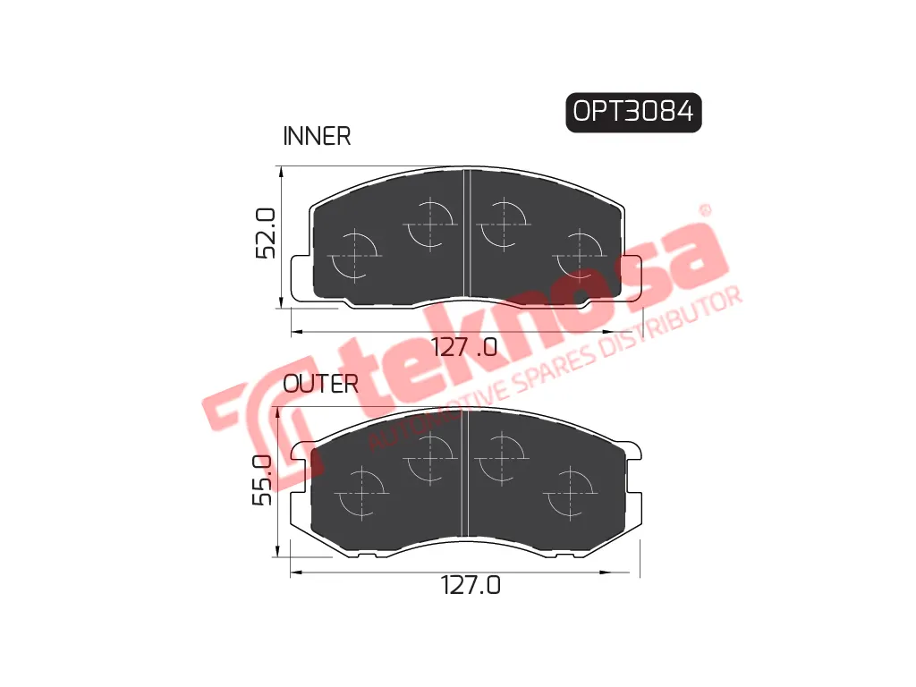 Main image of Brake Pads - OPT3084