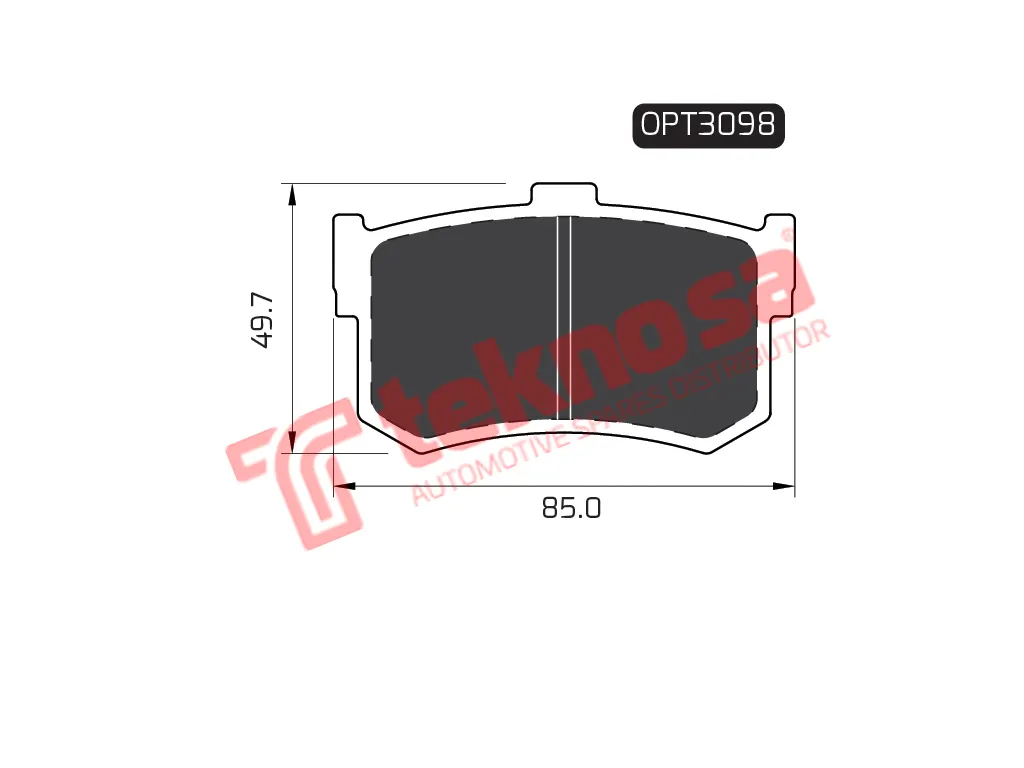 Main image of Brake Pads - OPT3098