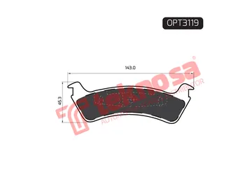 Main image of Brake Pads - OPT3119