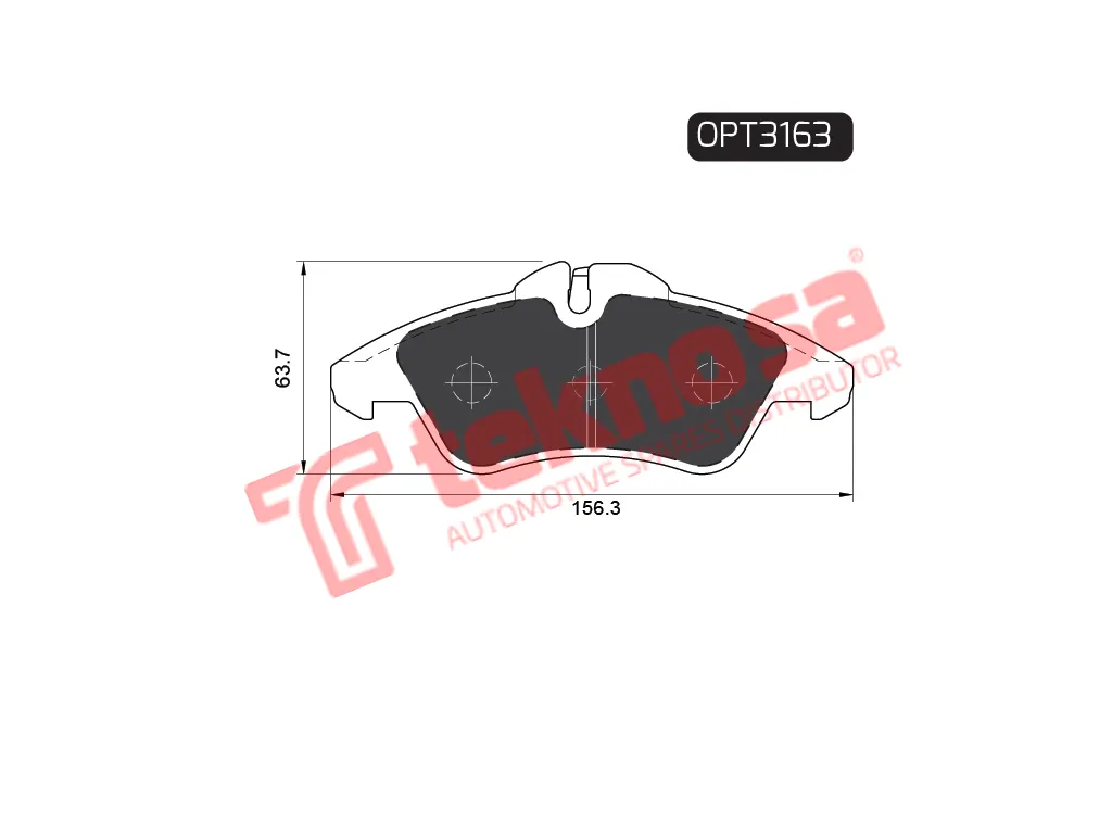 Main image of Brake Pads - OPT3163