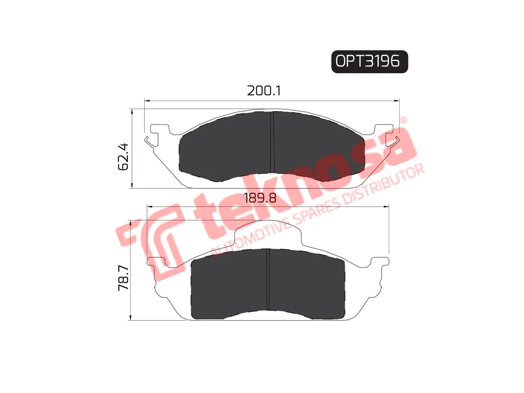 Main image of Brake Pads - OPT3196