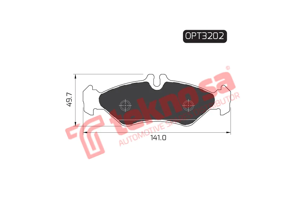 Main image of Brake Pads - OPT3202