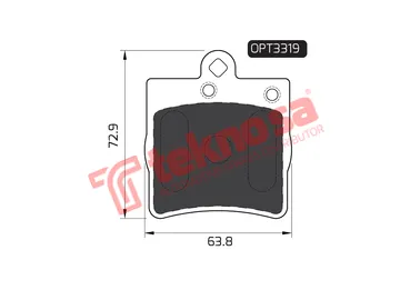 Main image of Brake Pads - OPT3319
