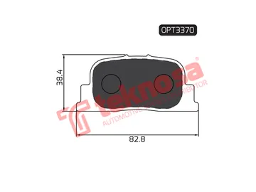 Main image of Brake Pads - OPT3370