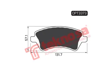 Main image of Brake Pads - OPT3373