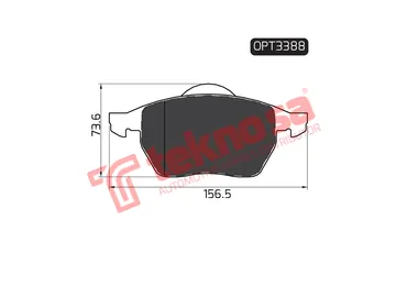 Main image of Brake Pads - OPT3388