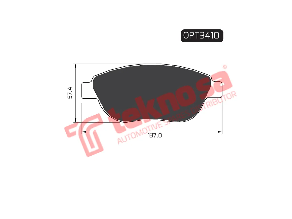 Thumbnail image of Brake Pads - OPT3410