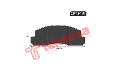 Main image of Brake Pads - OPT3475