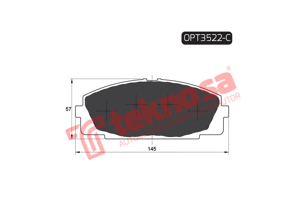 Thumbnail image of Brake Pads - OPT3522-C