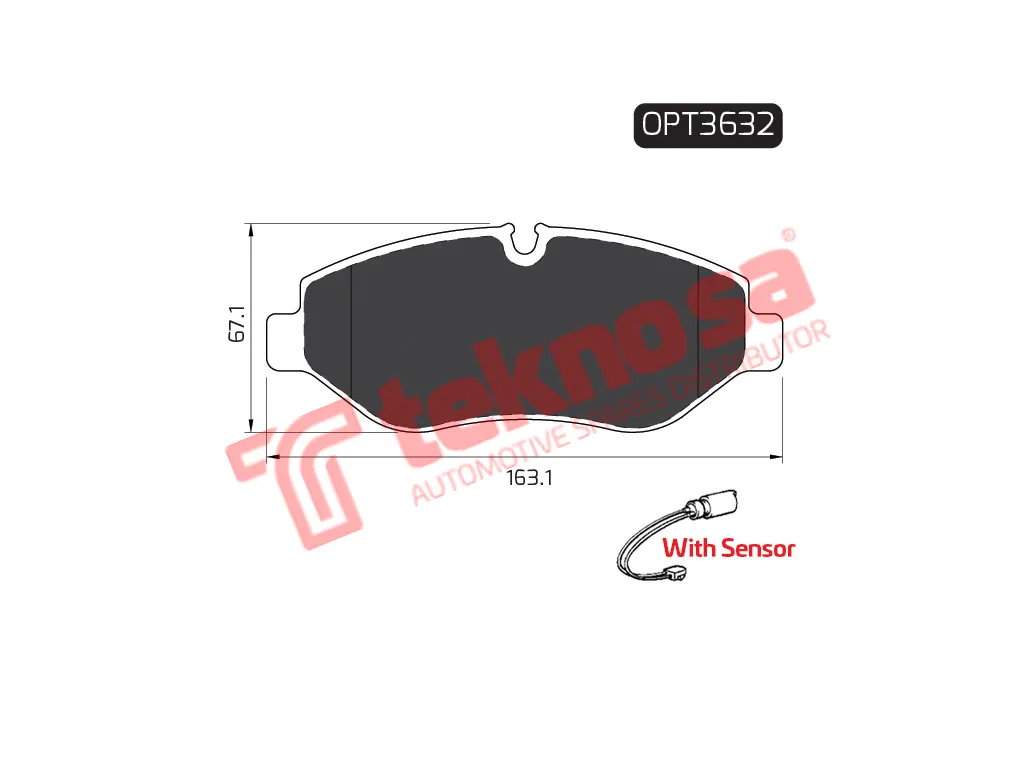 Main image of Brake Pads - OPT3632A