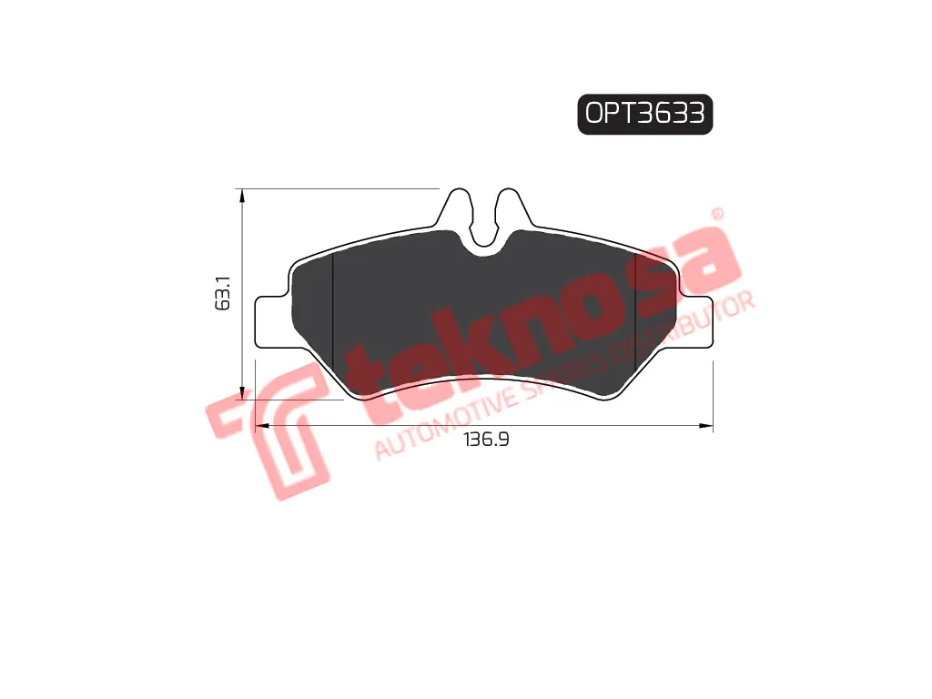 Main image of Brake Pads - OPT3633