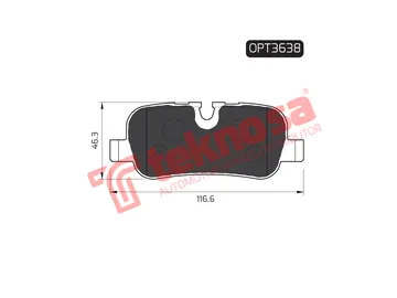 Main image of Brake Pads - OPT3638