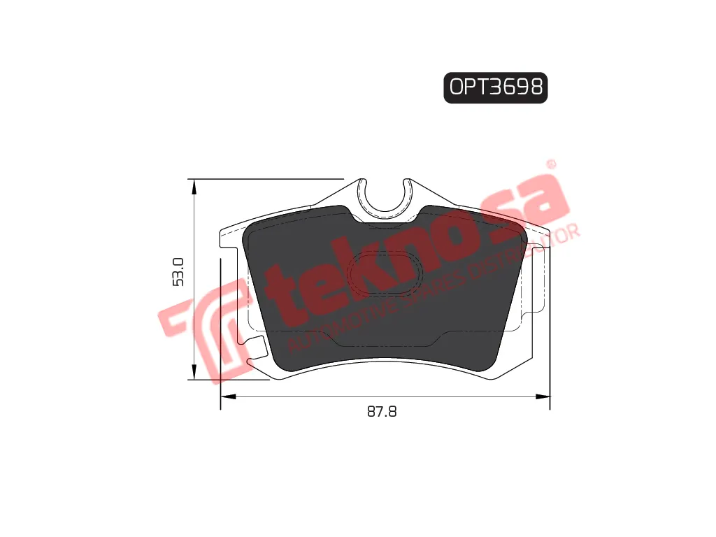 Main image of Brake Pads - OPT3698