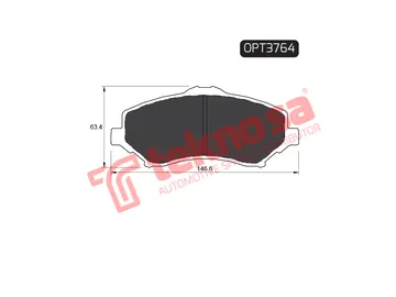 Main image of Brake Pads - OPT3764