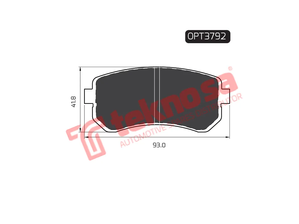 Main image of Brake Pads - OPT3792